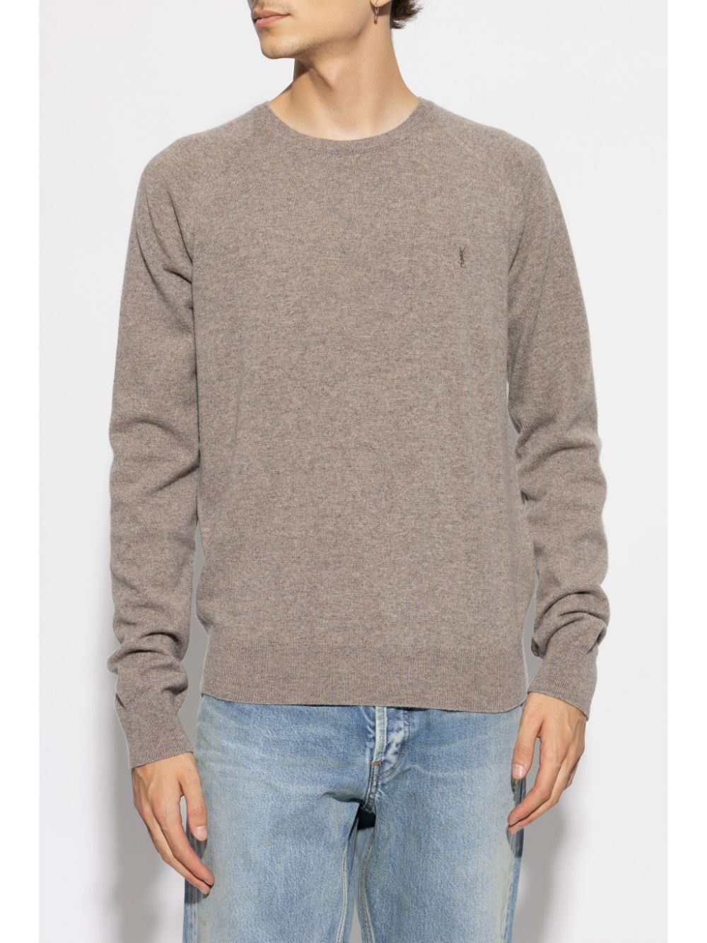 Saint Laurent Paris Crew-Neck Sweater Size US S / EU 44-46 / 1 - 4 Thumbnail