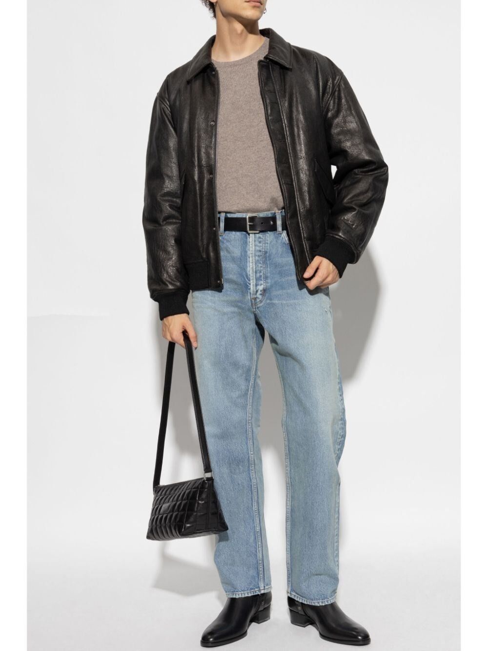 Saint Laurent Paris Crew-Neck Sweater Size US S / EU 44-46 / 1 - 2 Thumbnail