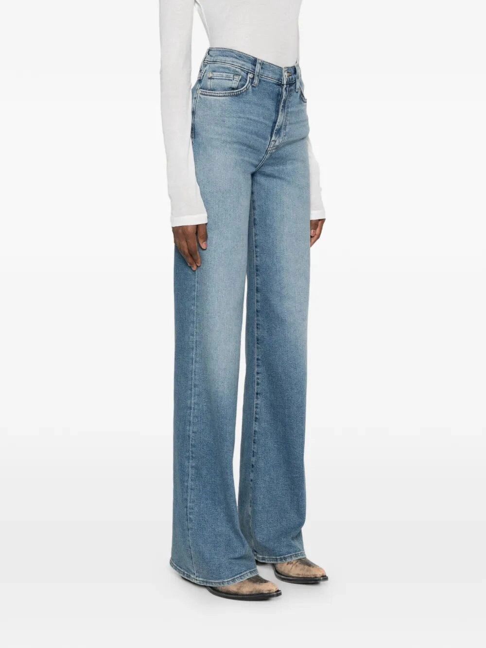 7 For All Mankind MODERN DOJO Oceanstone Size 29" - 3 Thumbnail