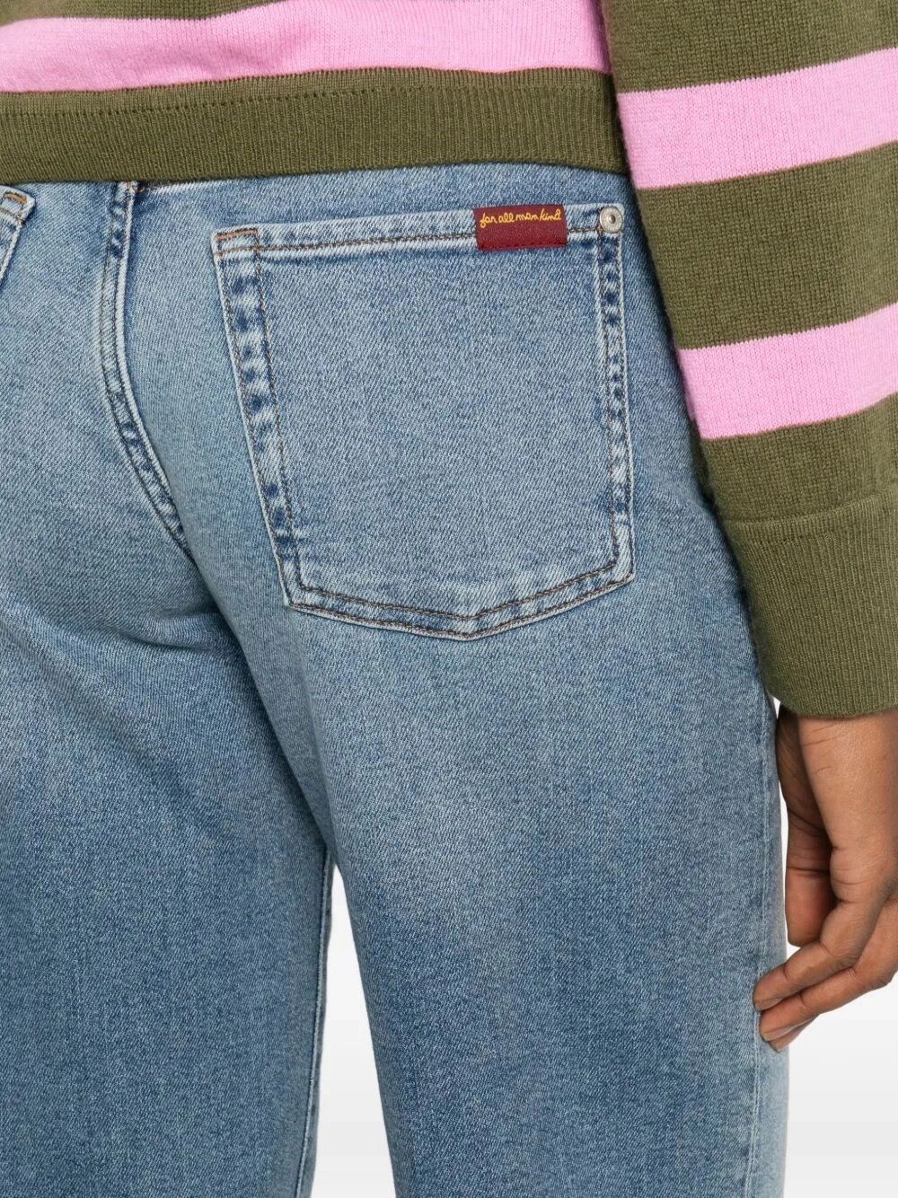 7 For All Mankind STOVEPIPE STRAIGHT Oceanstone Size 24" / US 00 / IT 34 - 5 Thumbnail