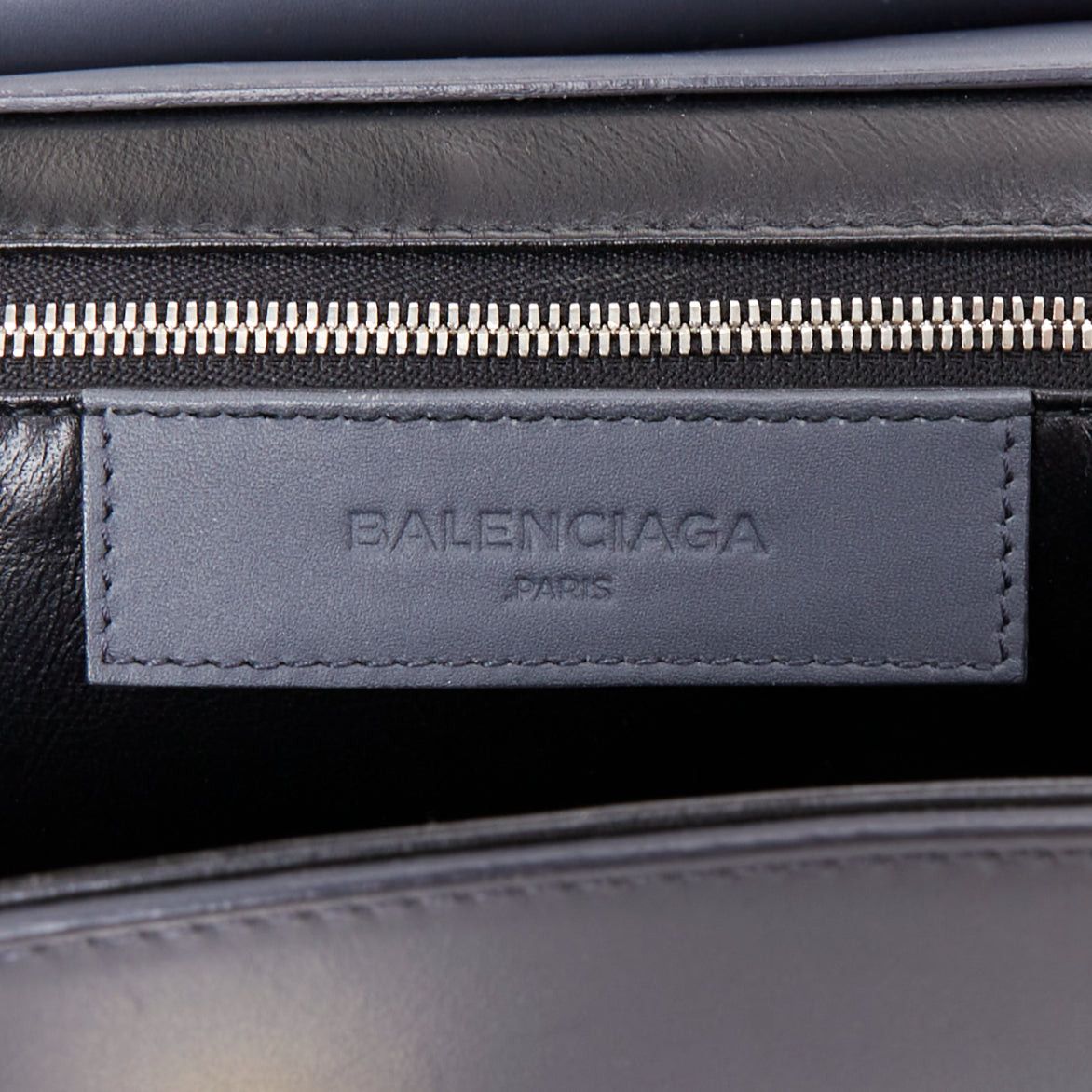 Balenciaga BALENCIAGA Le Dix Cartable Medium grey leather gold hardware structured top handle flap bag Size ONE SIZE - 10 Thumbnail