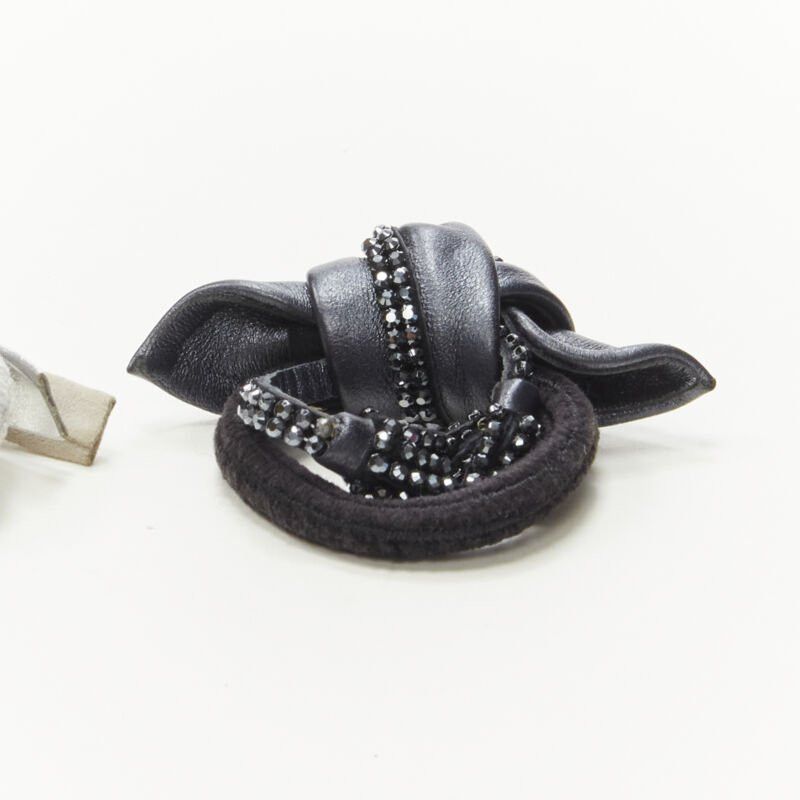 Other ALEXANDRE DE PARIS Alexander Zouari LOT OF 2 silver crystal bow tassel hair tie Size ONE SIZE - 4 Thumbnail