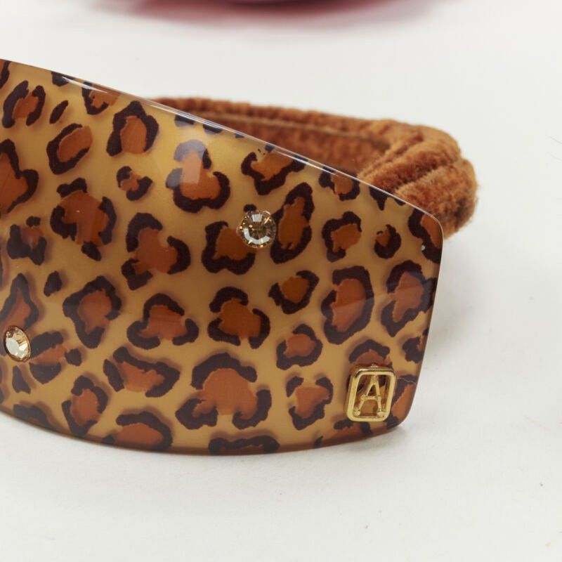 Other ALEXANDRE DE PARIS Alexander Zouari LOT OF 4 leather rose fur crystal hair tie Size ONE SIZE - 7 Thumbnail