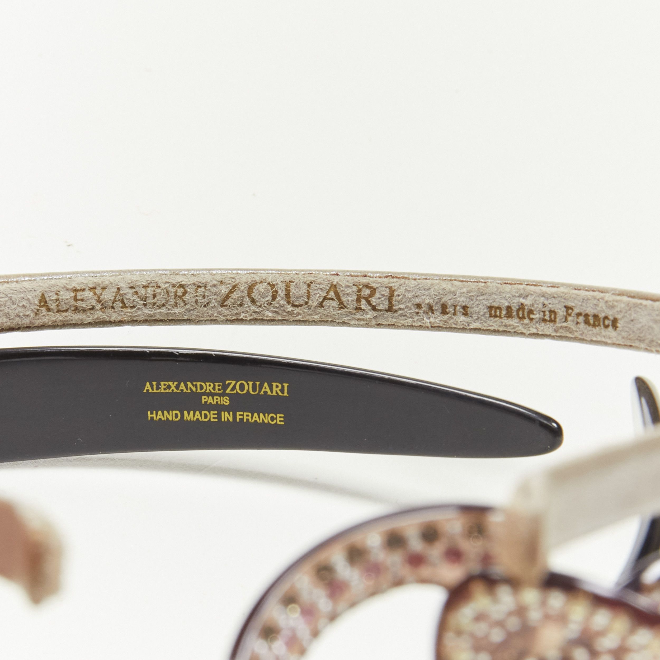 Other ALEXANDRE ZOUARI black grey crystal 3D layered flower acrylic headband X2 Size ONE SIZE - 9 Thumbnail