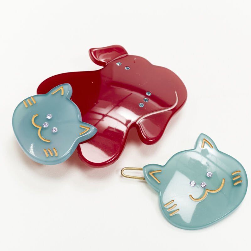 Other CHIC & MODE Alexandre Zouari crystal red cat crystal hair tie clip comb X10 Size ONE SIZE - 6 Thumbnail