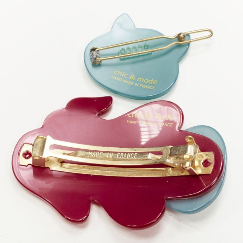 Other CHIC & MODE Alexandre Zouari crystal red cat crystal hair tie clip comb X10 Size ONE SIZE - 7 Thumbnail