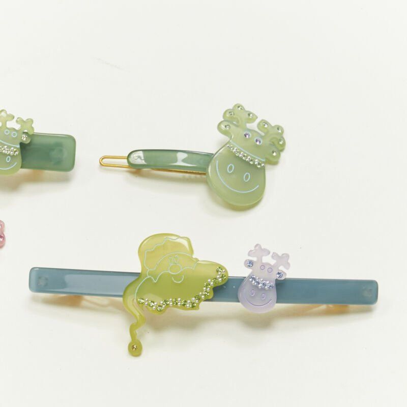 Other CHIC & MODE Alexandre Zouari LOT OF 4 Santa reindeer crystal acrylic hair band Size ONE SIZE - 4 Thumbnail