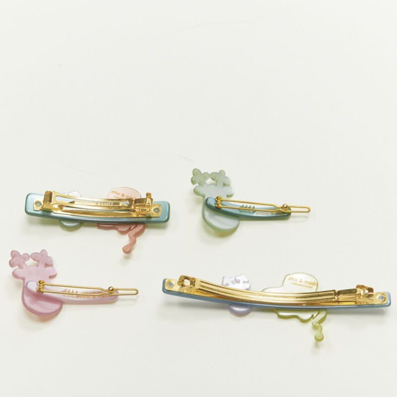 Other CHIC & MODE Alexandre Zouari LOT OF 4 Santa reindeer crystal acrylic hair band Size ONE SIZE - 2 Thumbnail