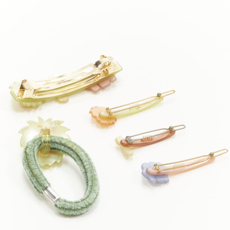 Other CHIC & MODE Alexandre Zouari Safari elephant giraffe lion hair clip tie Size ONE SIZE - 2 Thumbnail