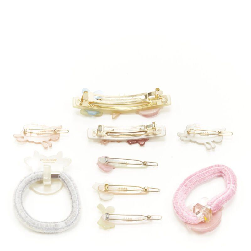 Other CHIC & MODE Alexandre Zouari LOT OF 9 farm animal crystal acrylic hair clip ties Size ONE SIZE - 3 Thumbnail