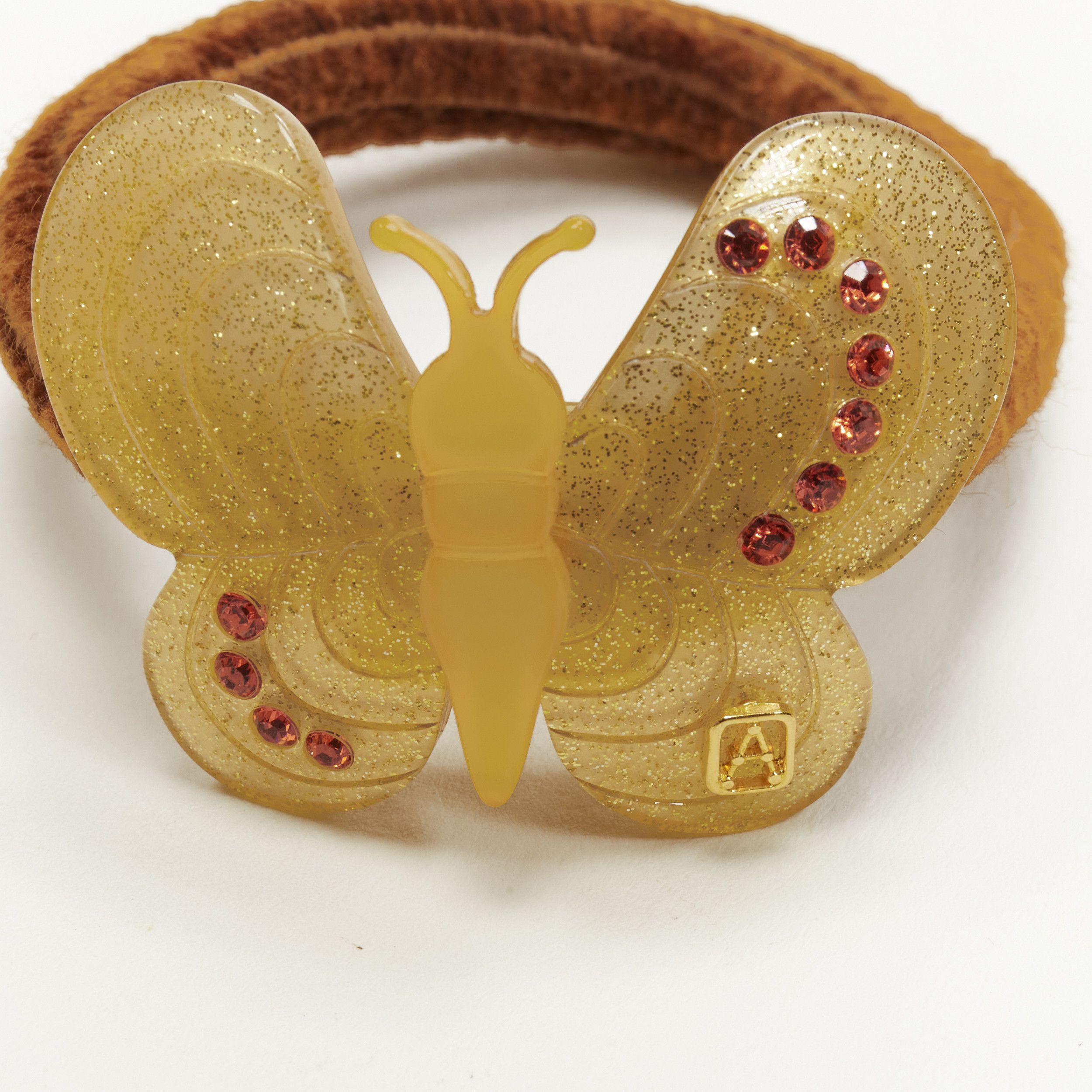 Other CHIC & MODE Alexandre Zouari yellow pastel crystal butterfly acrylic clip tie X3 Size ONE SIZE - 4 Thumbnail