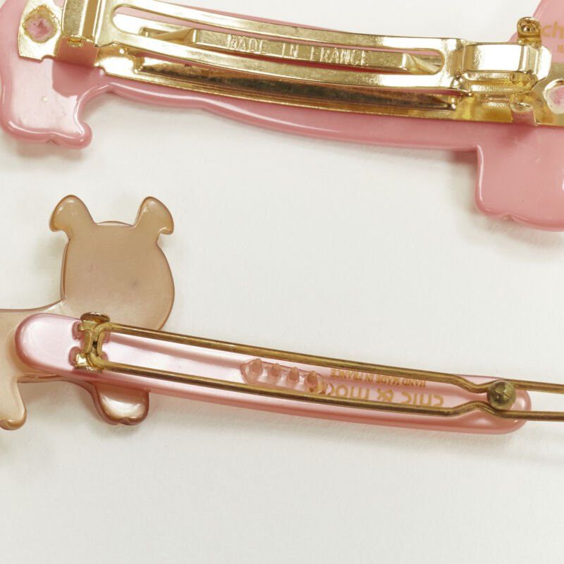 Other CHIC & MODE Alexandre Zouari LOT OF 5 dogs crystal acrylic hair clip tie Size ONE SIZE - 7 Thumbnail