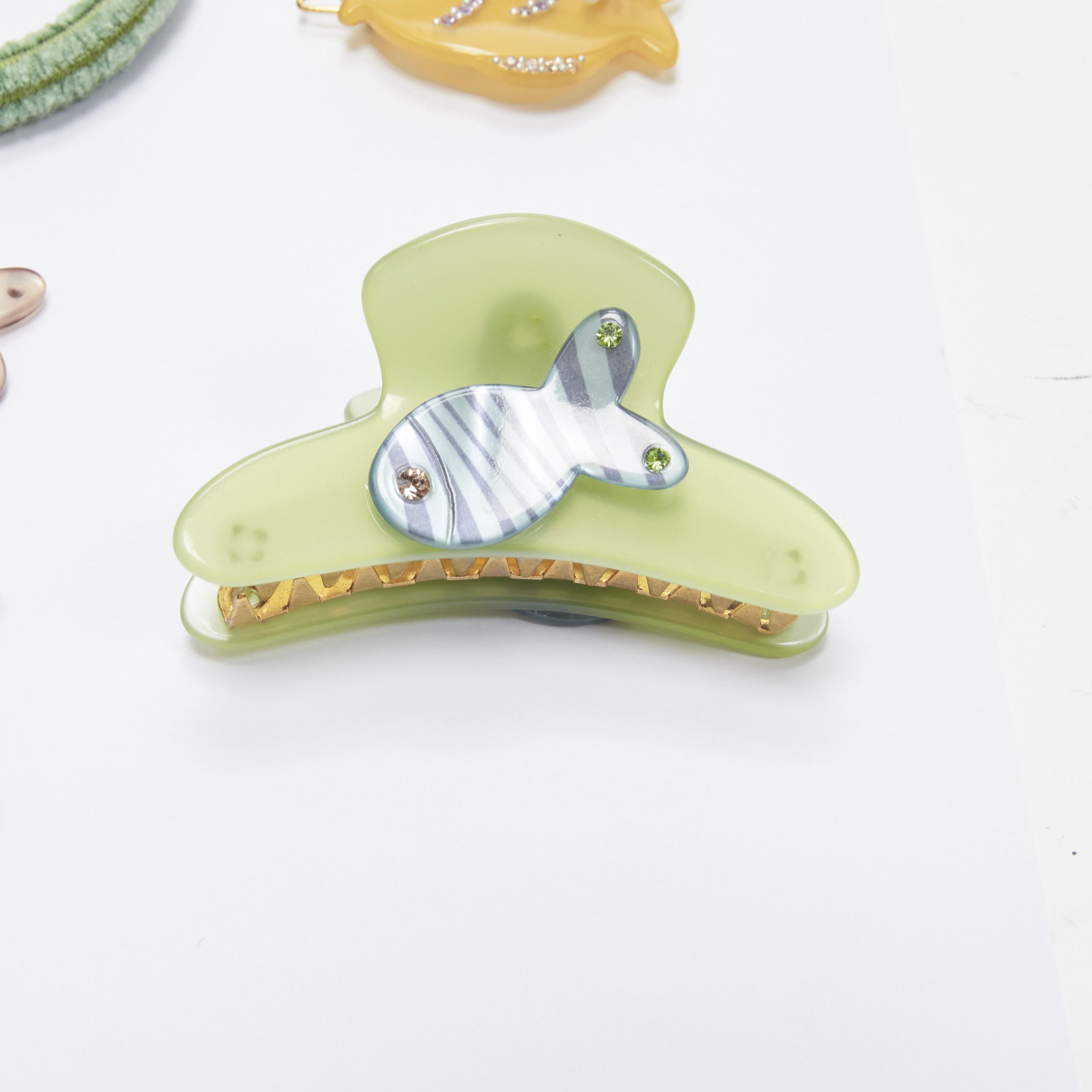 Other CHIC & MODE Alexandre Zouari crystal fish hair clamp clip tie X13 Size ONE SIZE - 4 Thumbnail