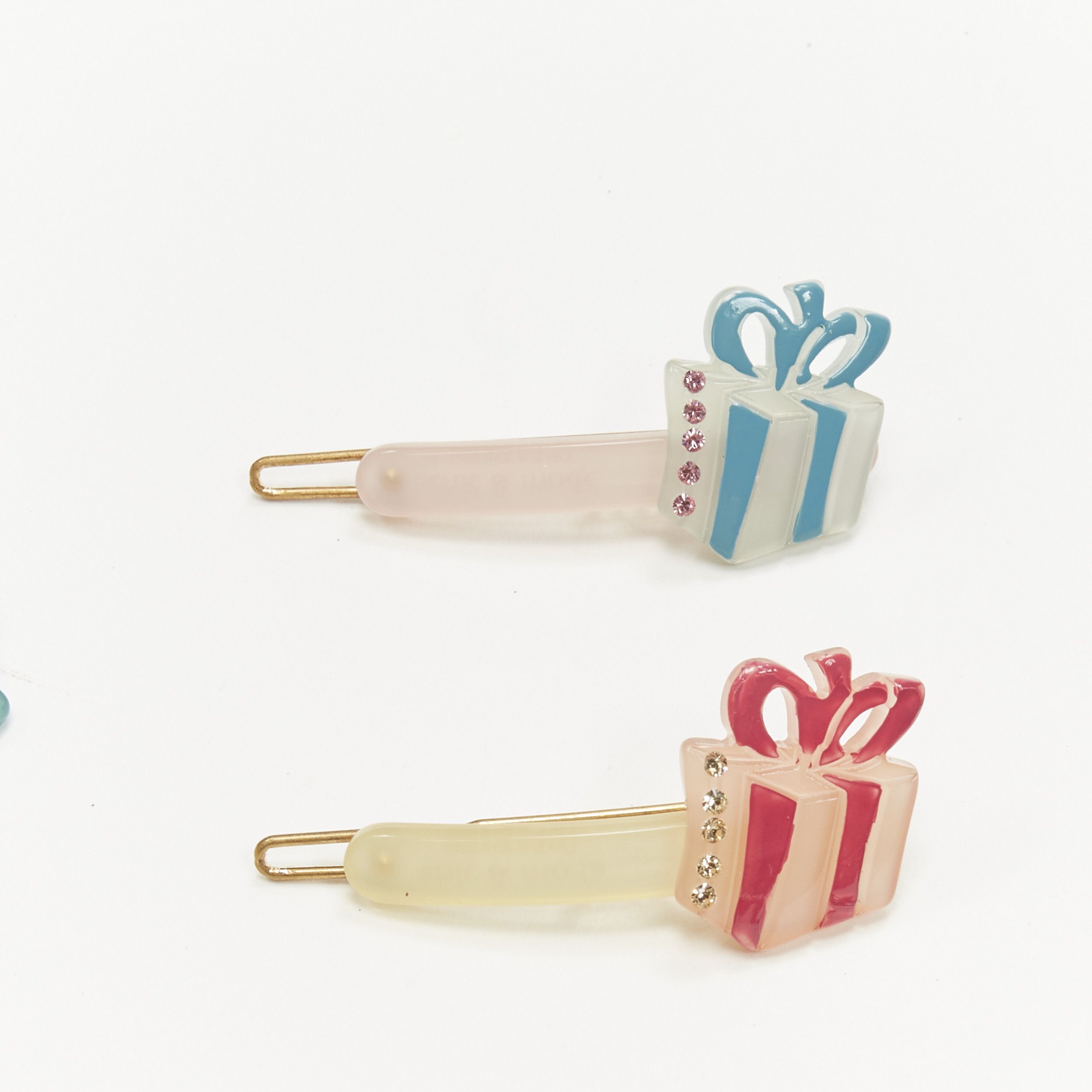 Other CHIC & MODE Alexandre Zouari colourful crystal birthday cake gifts hair clips X3 Size ONE SIZE - 3 Thumbnail