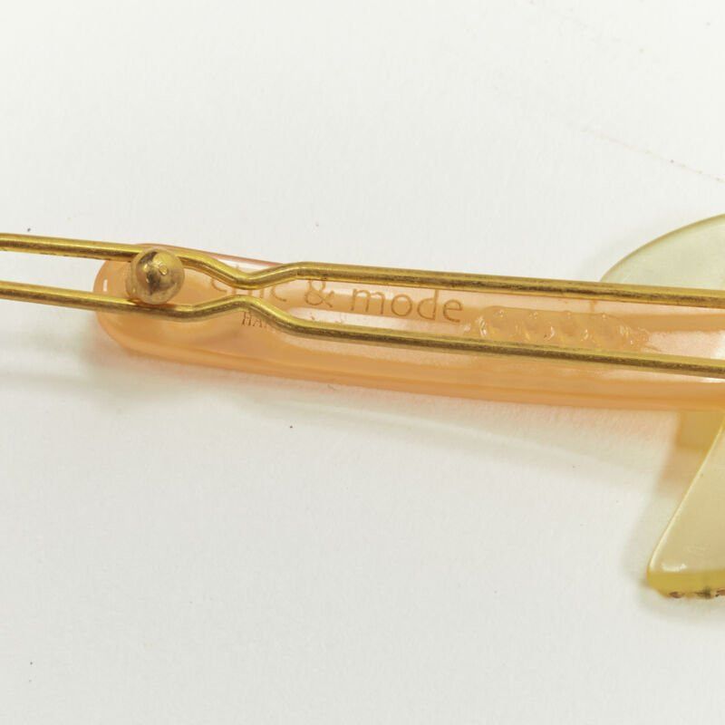 Other CHIC & MODE Alexandre Zouari LOT OF 5 cateye martini acrylic hair clip Size ONE SIZE - 6 Thumbnail