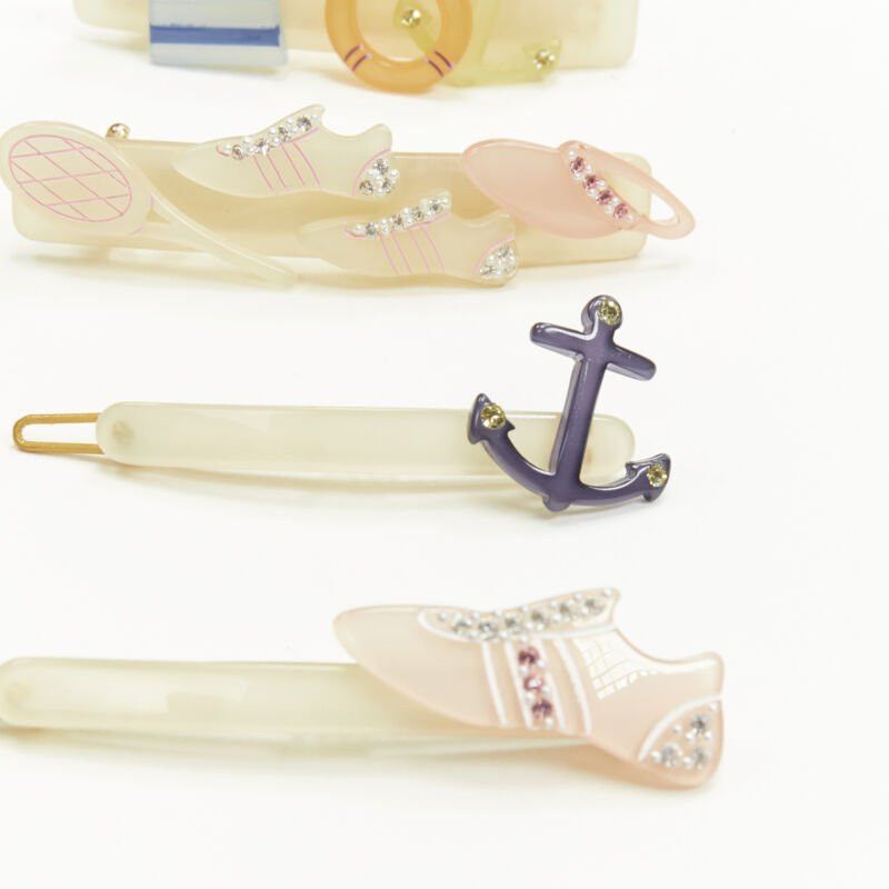 Other CHIC & MODE Alexandre Zouari sailor nautical tennis hair clip X4 Size ONE SIZE - 3 Thumbnail