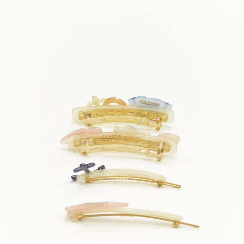 Other CHIC & MODE Alexandre Zouari sailor nautical tennis hair clip X4 Size ONE SIZE - 2 Thumbnail