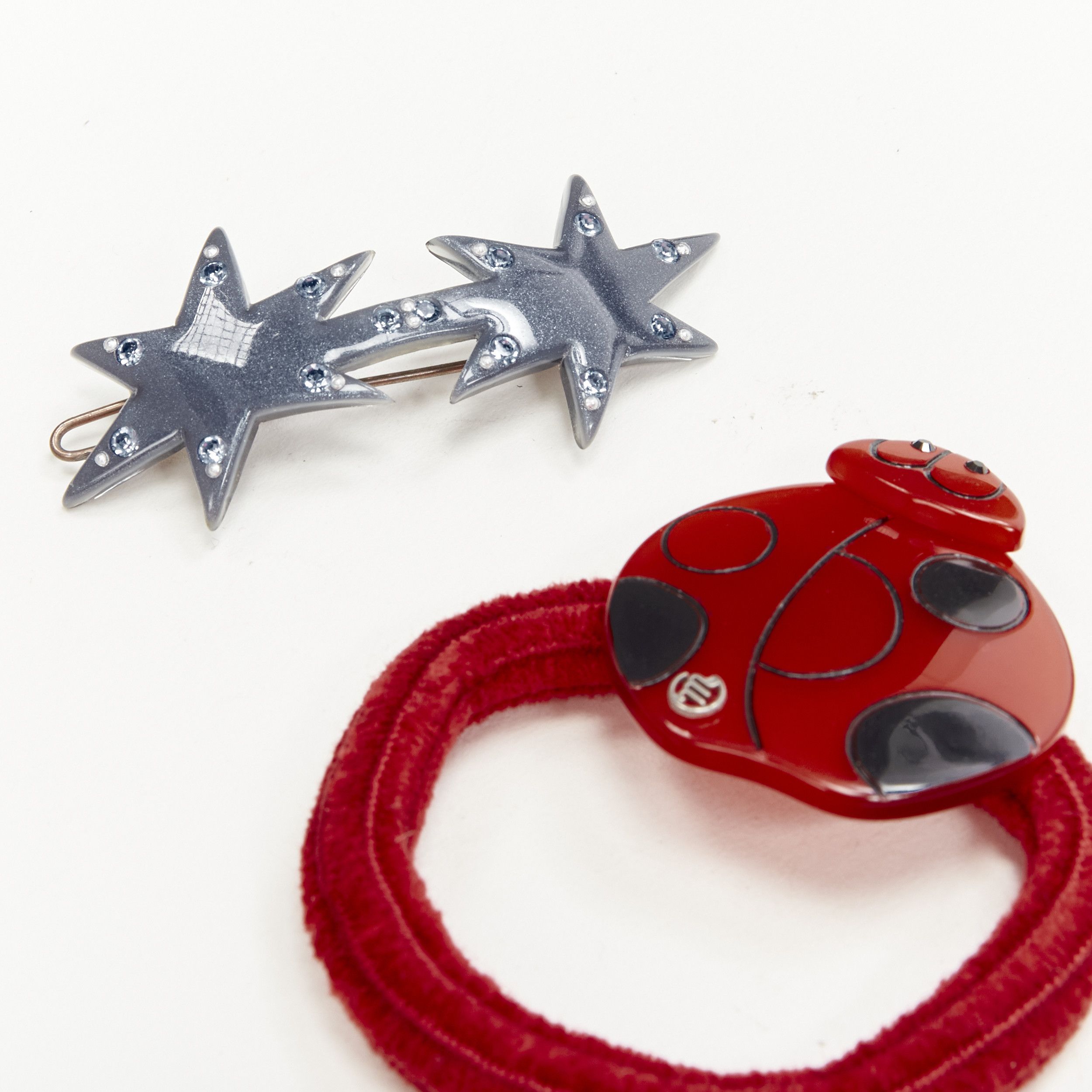 Other CHIC & MODE Alexandre Zouari ladybug piglet star cloud hair clip tie X4 Size ONE SIZE - 2 Thumbnail