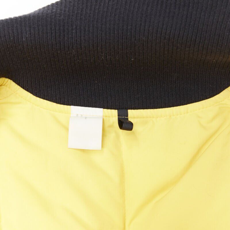 N.Hoolywood N HOOLYWOOD greey contrast yellow lined goose down padded bomber jacket S Size US S / EU 44-46 / 1 - 11 Thumbnail