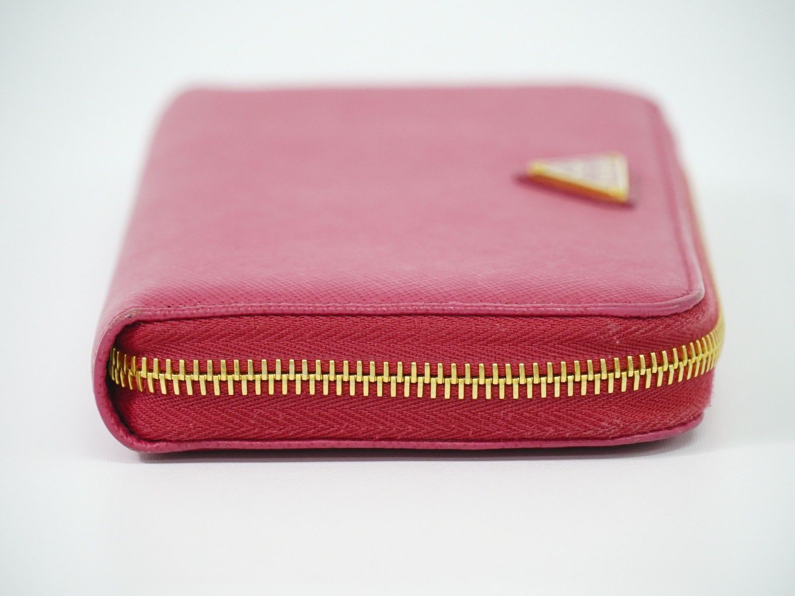 Prada Prada Zip Around Tab Wallet Saffiano Leather Size ONE SIZE - 10 Thumbnail