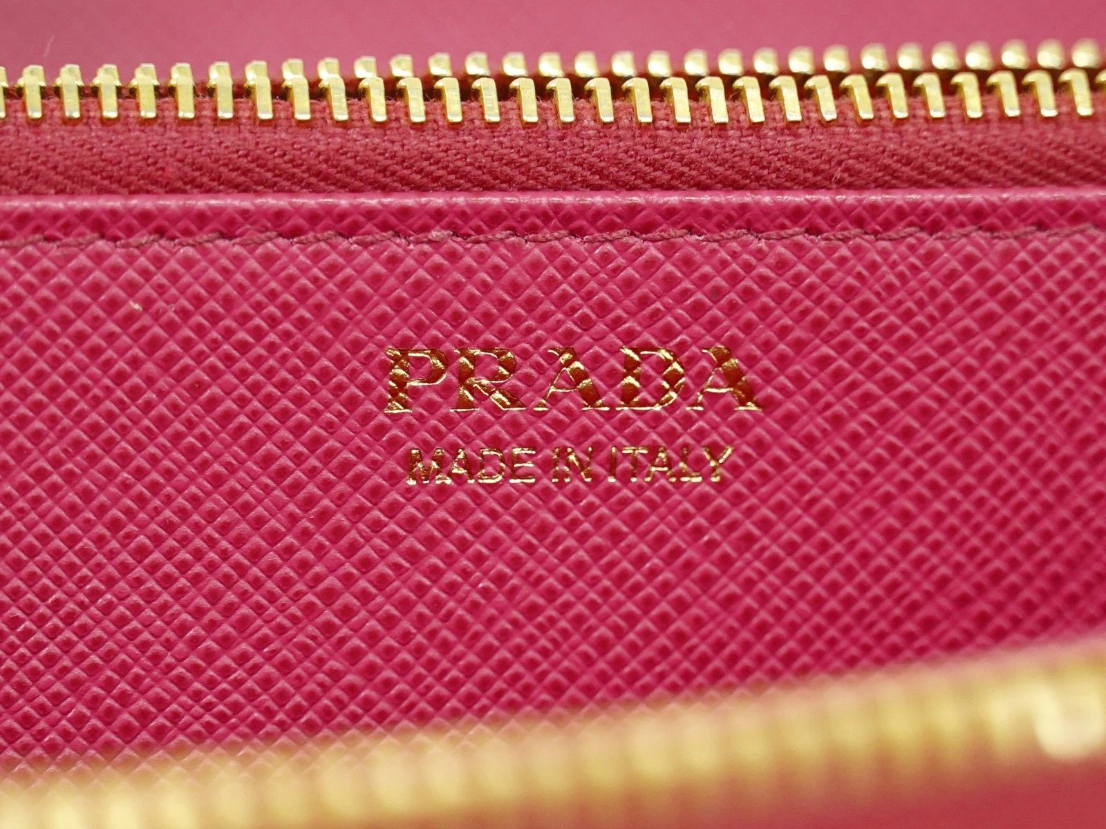 Prada Prada Zip Around Tab Wallet Saffiano Leather Size ONE SIZE - 5 Thumbnail