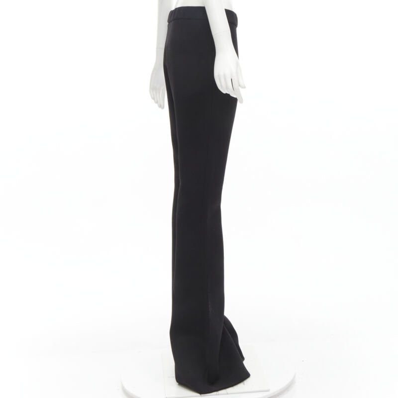 Other new GAUCHERE Rihanna 100% virgin woo wide legl flared trousers FR38 M Size 28" / US 6 / IT 42 - 4 Thumbnail