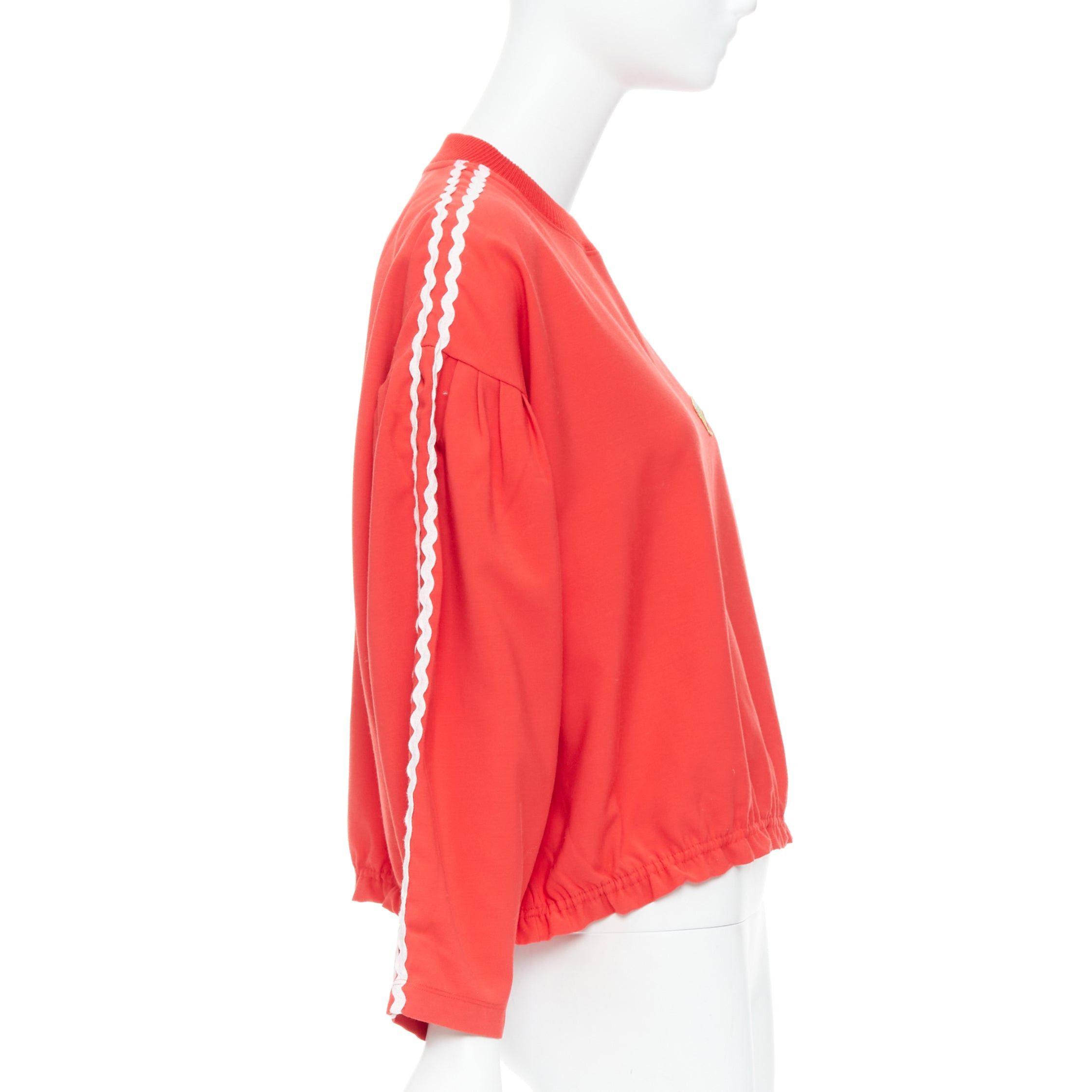 Other VIVETTA red eye rainbow embroidered badges trimmed pullover IT38 XS Size M / US 6-8 / IT 42-44 - 4 Thumbnail