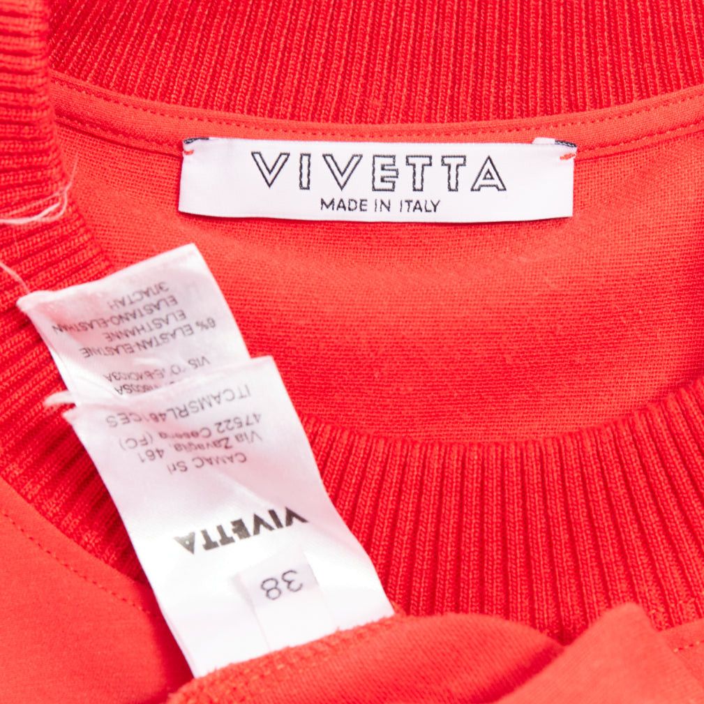 Other VIVETTA red eye rainbow embroidered badges trimmed pullover IT38 XS Size M / US 6-8 / IT 42-44 - 8 Thumbnail