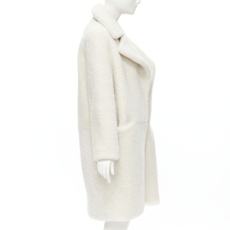 Other MARTIN GRANT 100% lambskin shearling white oversized Teddy winter coat FR36 S Size XS / US 0-2 / IT 36-38 - 4 Thumbnail