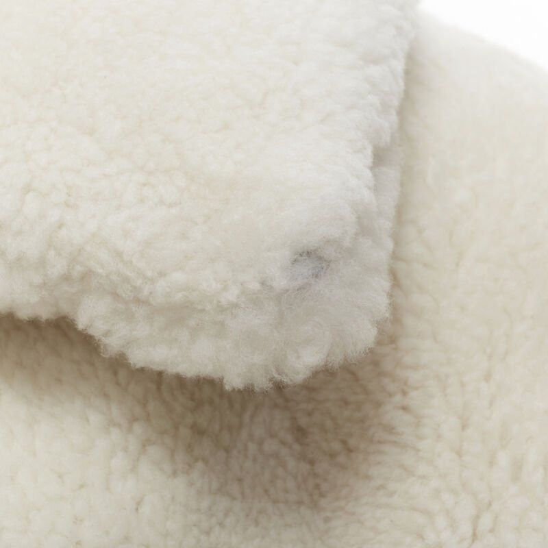 Other MARTIN GRANT 100% lambskin shearling white oversized Teddy winter coat FR36 S Size XS / US 0-2 / IT 36-38 - 7 Thumbnail