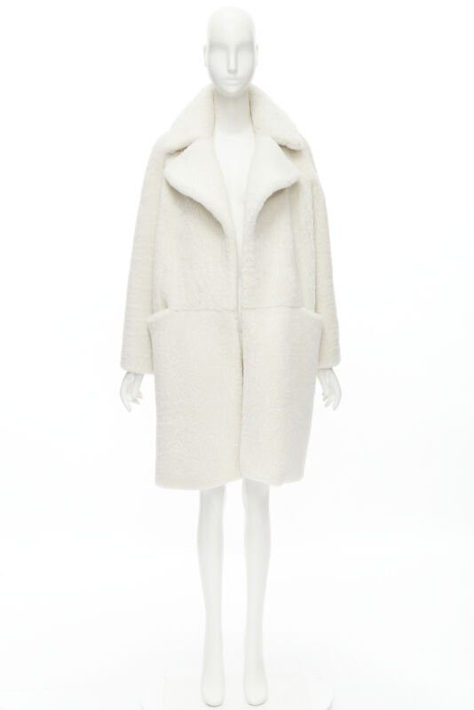 Other MARTIN GRANT 100% lambskin shearling white oversized Teddy winter coat FR36 S Size XS / US 0-2 / IT 36-38 - 11 Thumbnail