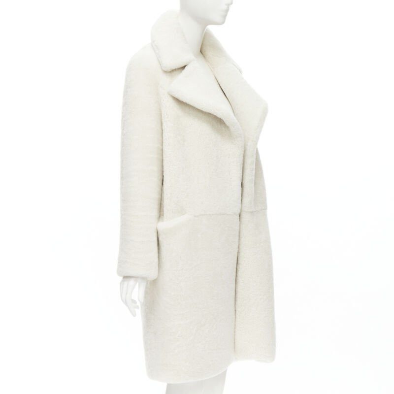 Other MARTIN GRANT 100% lambskin shearling white oversized Teddy winter coat FR36 S Size XS / US 0-2 / IT 36-38 - 3 Thumbnail