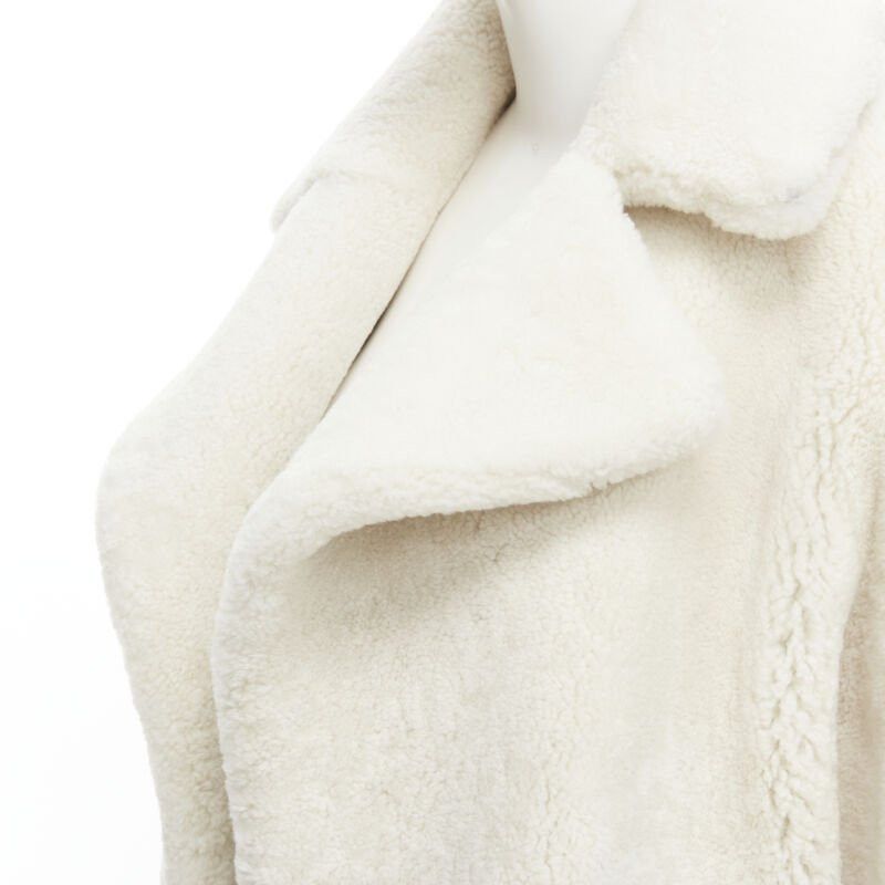 Other MARTIN GRANT 100% lambskin shearling white oversized Teddy winter coat FR36 S Size XS / US 0-2 / IT 36-38 - 2 Thumbnail