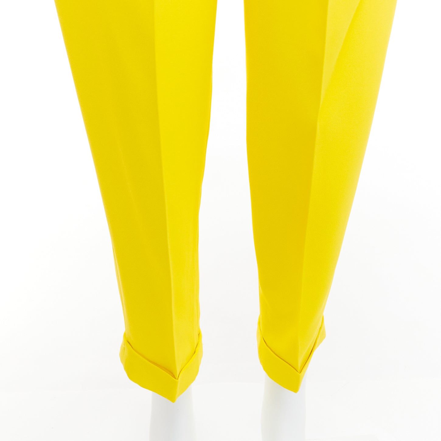 Other DELPOZO yellow viscose blend high V waistband harem pants FR36 S Size 27" / US 4 / IT 40 - 7 Thumbnail