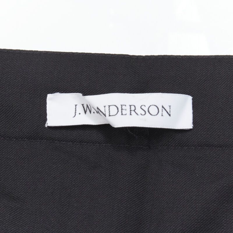 JW Anderson JW ANDERSON decorative double gold button back wide leg trousers pants S Size 27" / US 4 / IT 40 - 9 Thumbnail