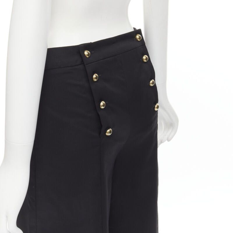 JW Anderson JW ANDERSON decorative double gold button back wide leg trousers pants S Size 27" / US 4 / IT 40 - 2 Thumbnail