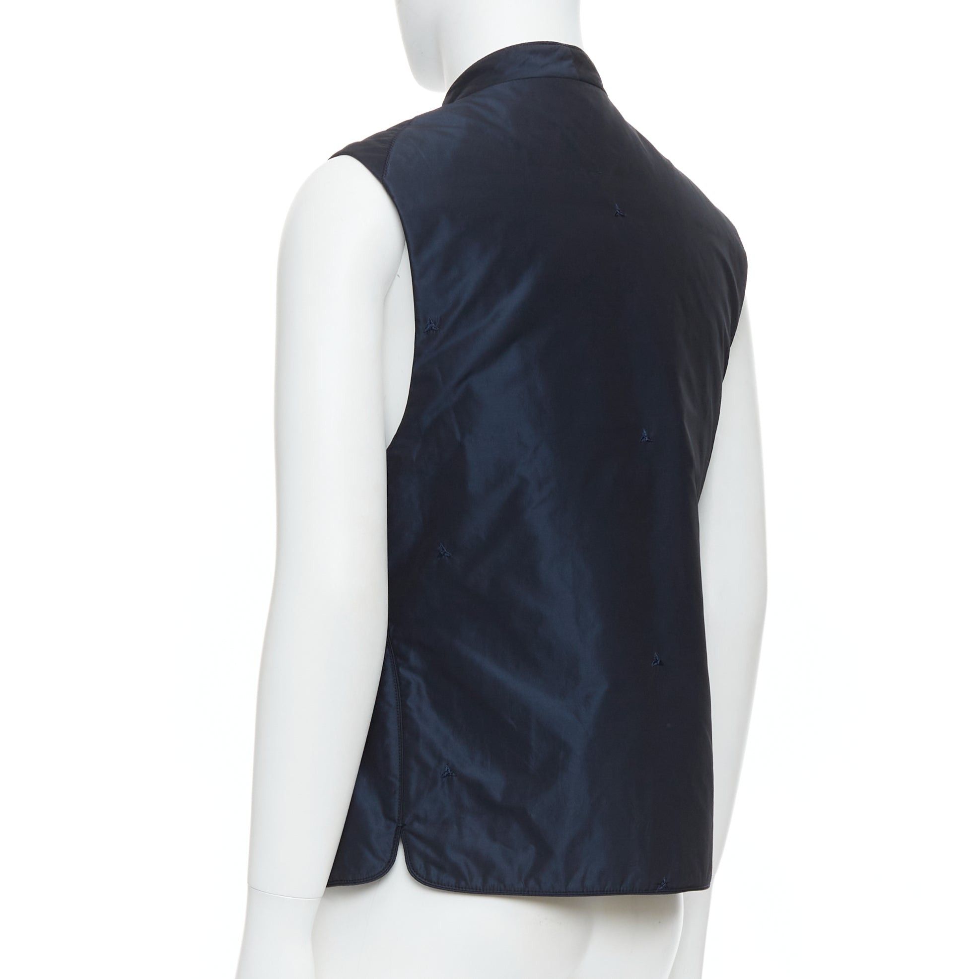 Other SHIATZY CHEN navy padded embroidered silky coin button vest IT46 S Size US S / EU 44-46 / 1 - 6 Thumbnail