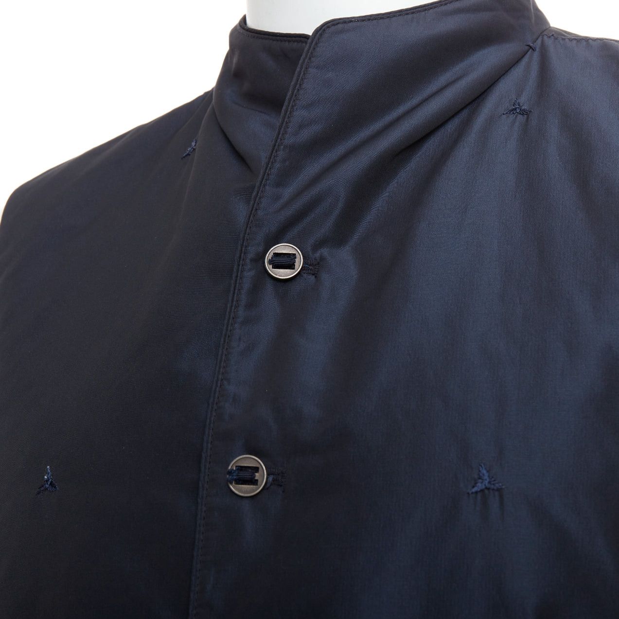 Other SHIATZY CHEN navy padded embroidered silky coin button vest IT46 S Size US S / EU 44-46 / 1 - 2 Thumbnail
