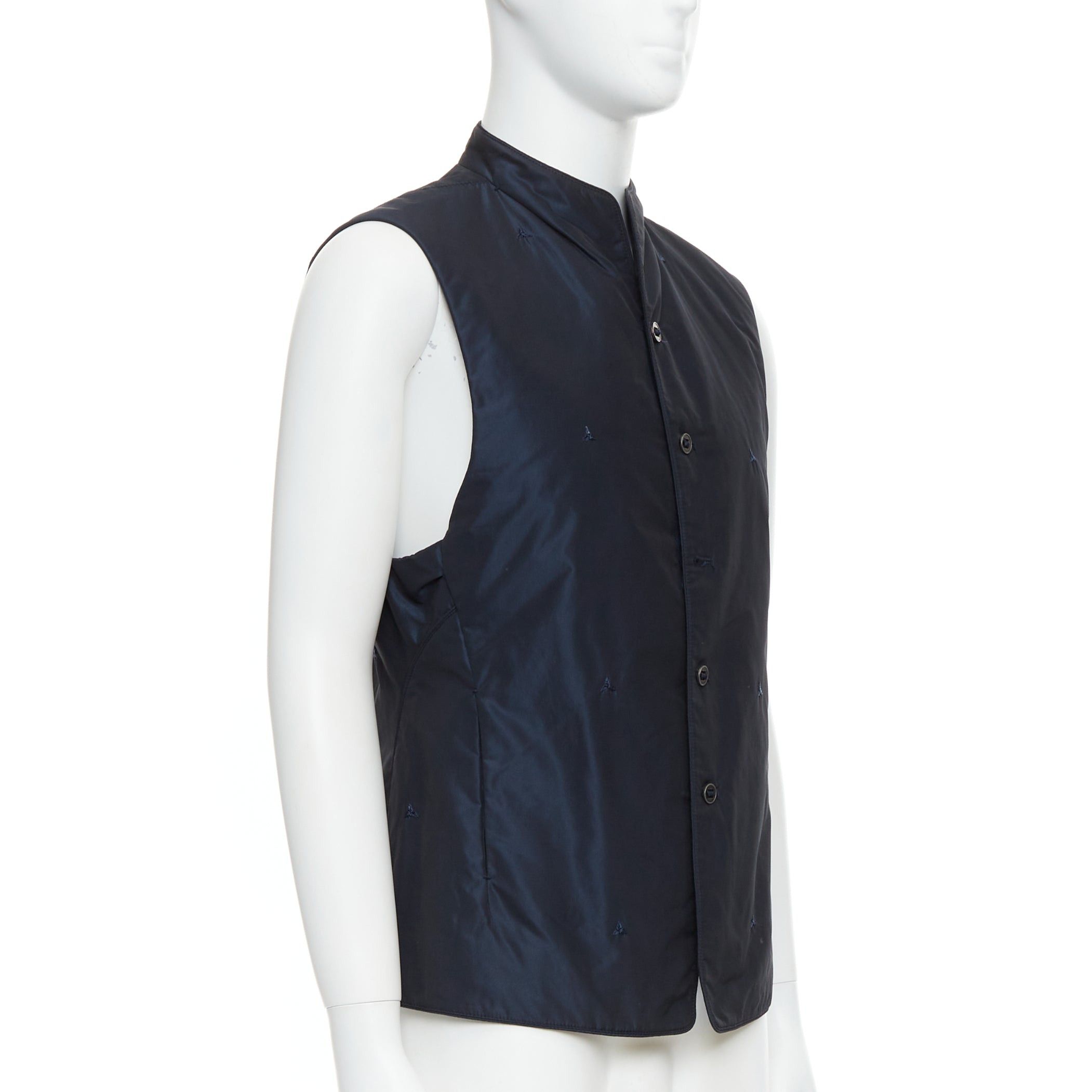 Other SHIATZY CHEN navy padded embroidered silky coin button vest IT46 S Size US S / EU 44-46 / 1 - 3 Thumbnail