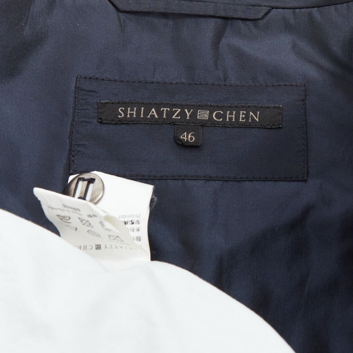 Other SHIATZY CHEN navy padded embroidered silky coin button vest IT46 S Size US S / EU 44-46 / 1 - 8 Thumbnail