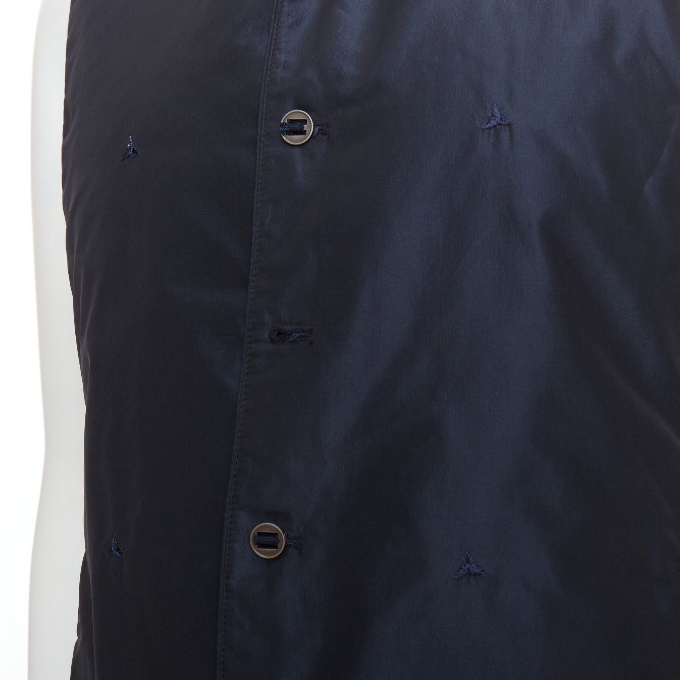 Other SHIATZY CHEN navy padded embroidered silky coin button vest IT46 S Size US S / EU 44-46 / 1 - 7 Thumbnail