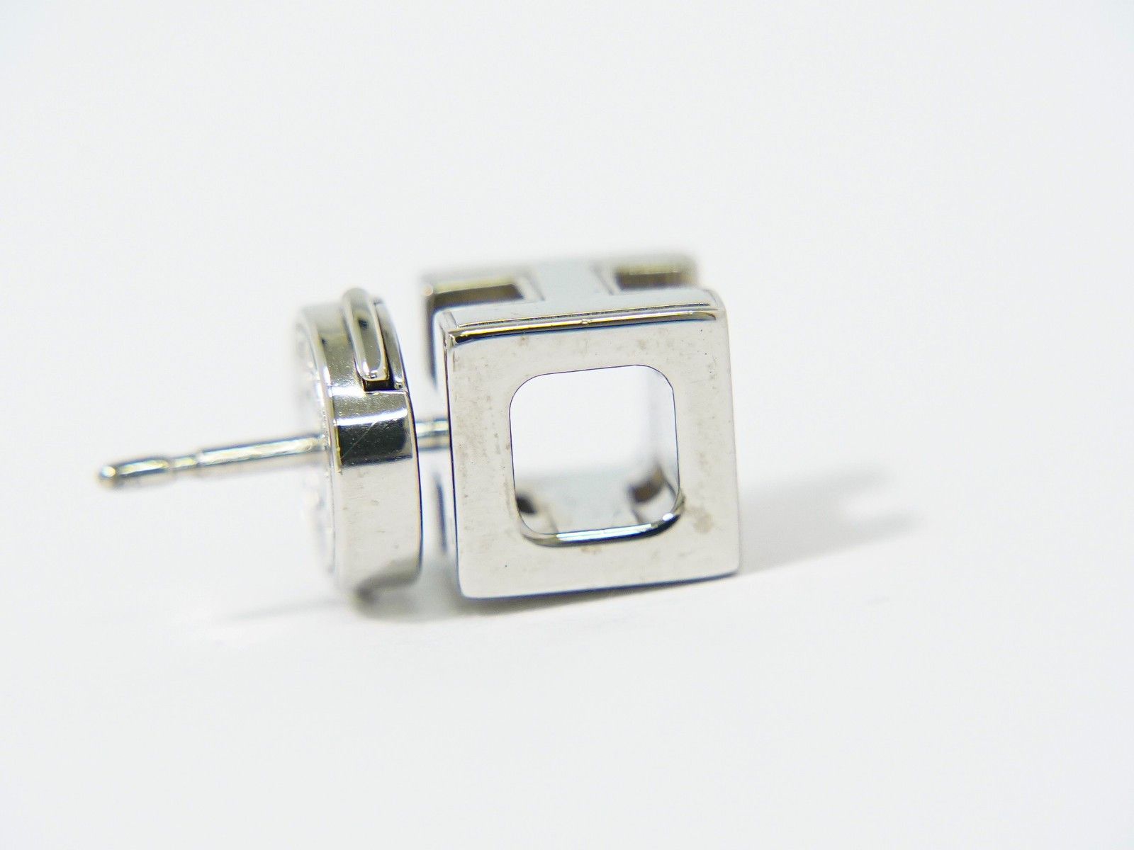 Hermes Hermes Cage d'H Stud Earrings Metal Size ONE SIZE - 5 Thumbnail