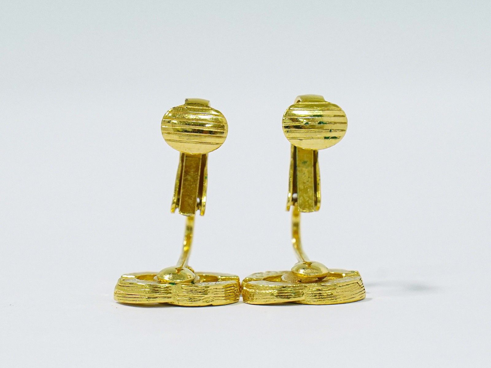 Chanel Chanel Vintage CC Clip-On Earrings Metal Size ONE SIZE - 3 Thumbnail