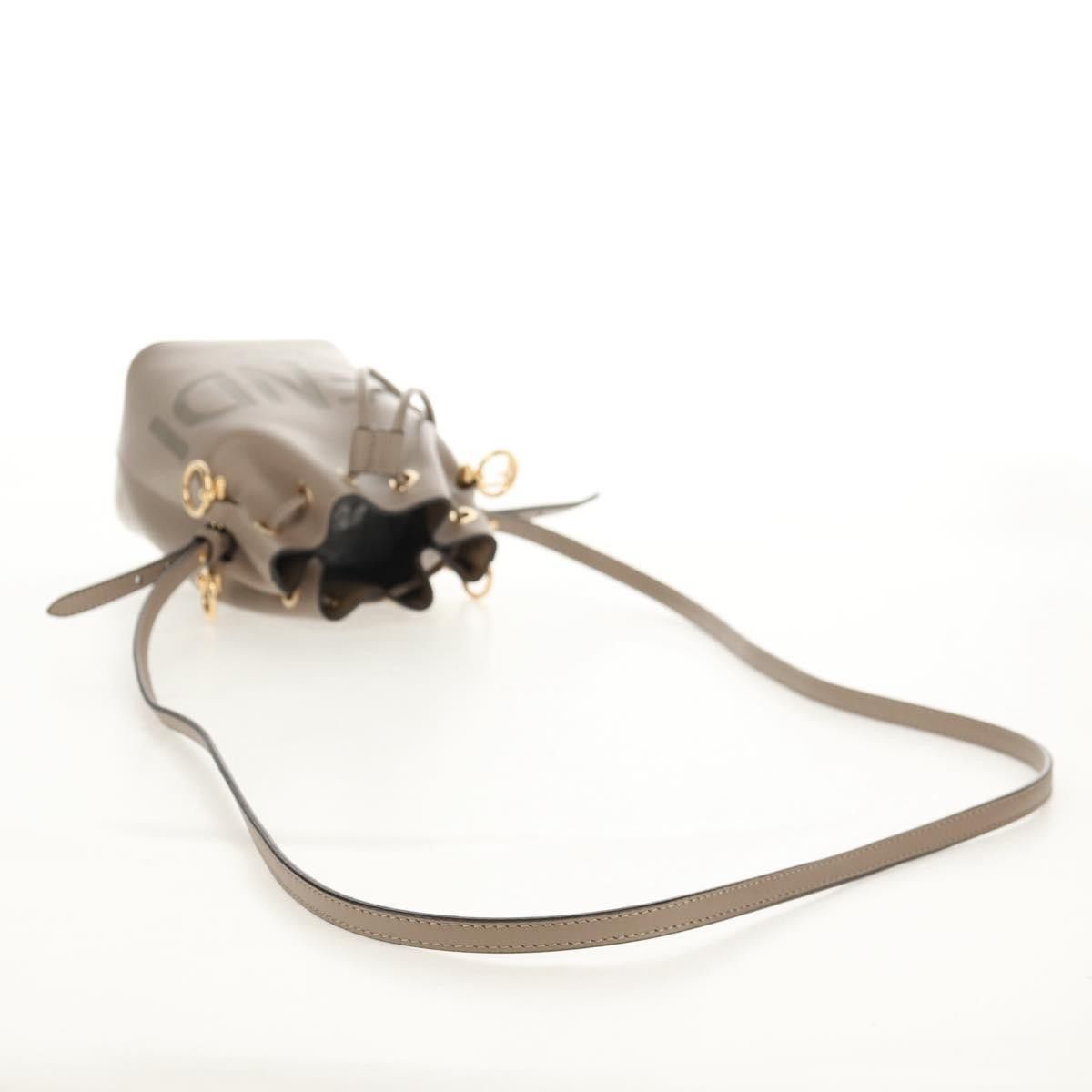 Fendi Fendi Logo Mon Tresor Bucket Bag Leather Size ONE SIZE - 8 Thumbnail