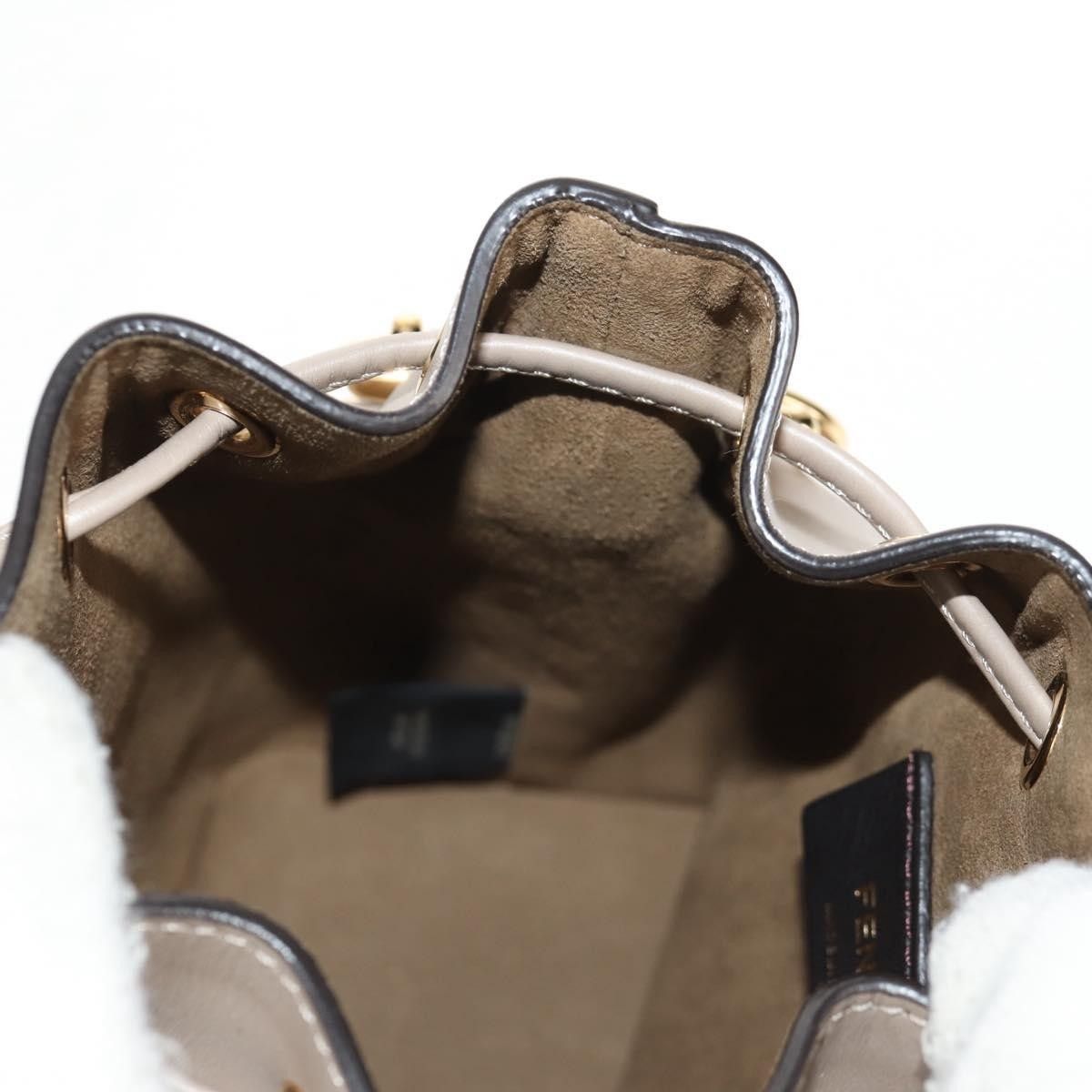 Fendi Fendi Logo Mon Tresor Bucket Bag Leather Size ONE SIZE - 22 Thumbnail