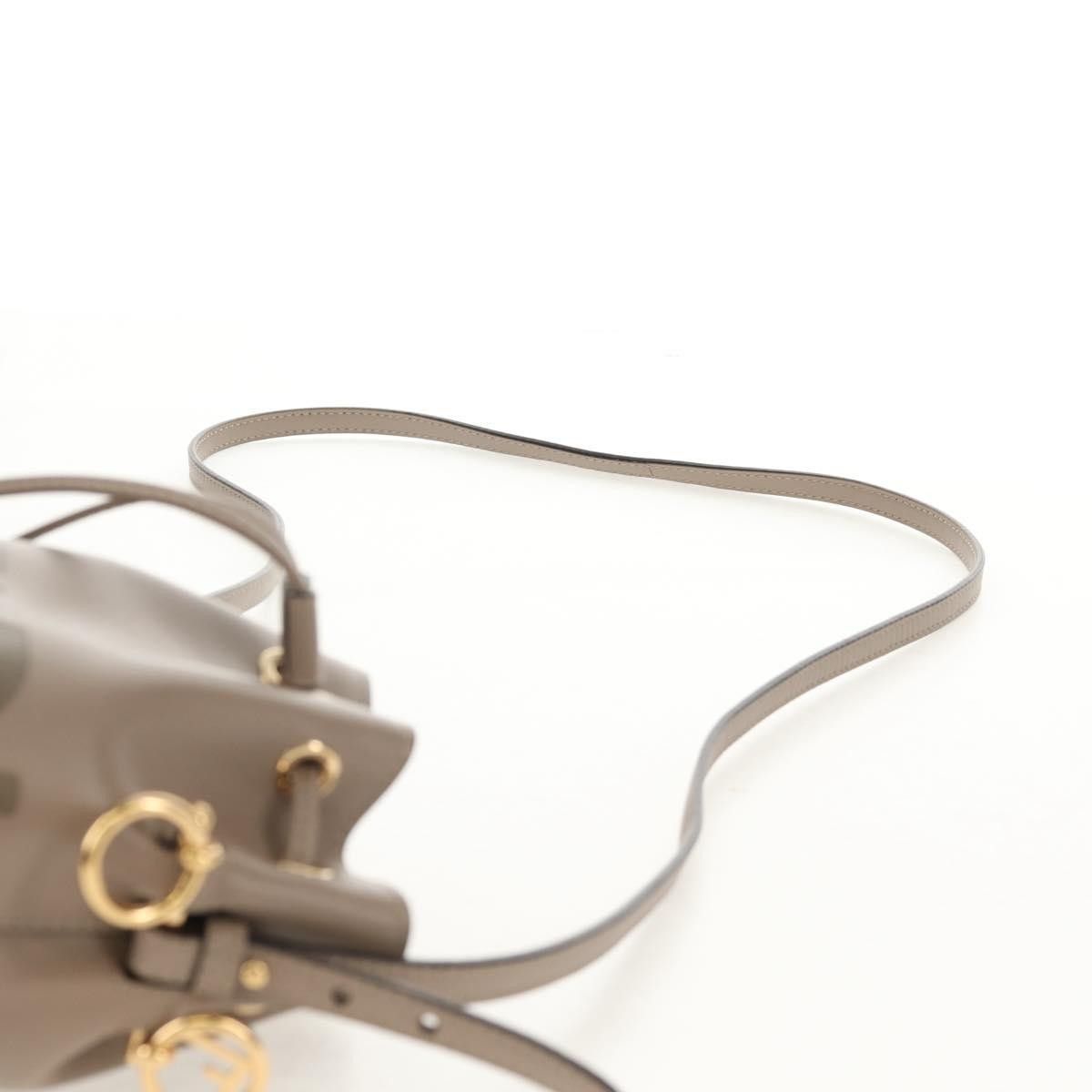 Fendi Fendi Logo Mon Tresor Bucket Bag Leather Size ONE SIZE - 20 Thumbnail