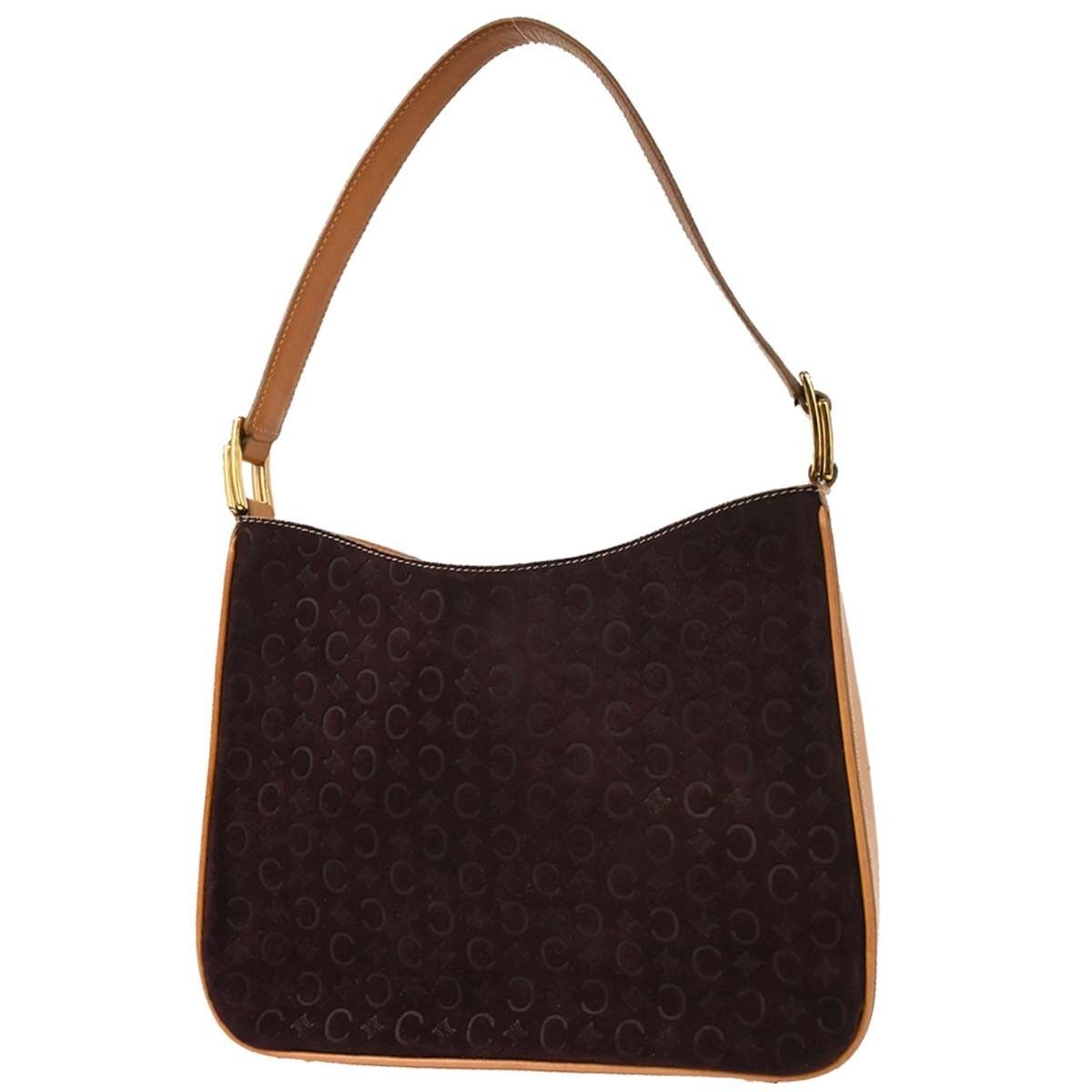 Celine Celine Vintage Macadam Shoulder Bag Suede Size ONE SIZE - 2 Thumbnail