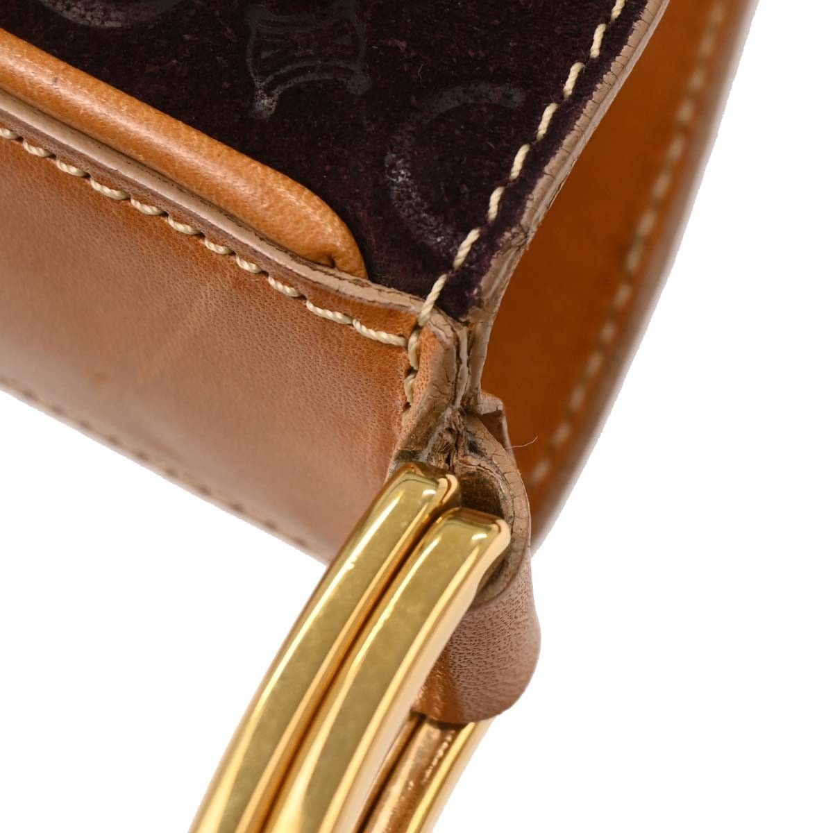 Celine Celine Vintage Macadam Shoulder Bag Suede Size ONE SIZE - 9 Thumbnail