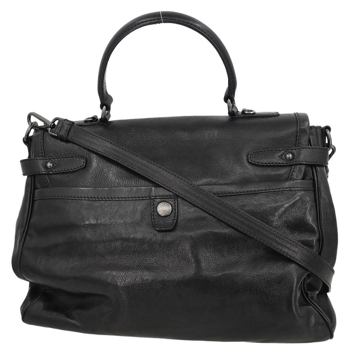 Prada Prada Convertible Pushlock Flap Satchel City Calfskin Size ONE SIZE - 2 Thumbnail