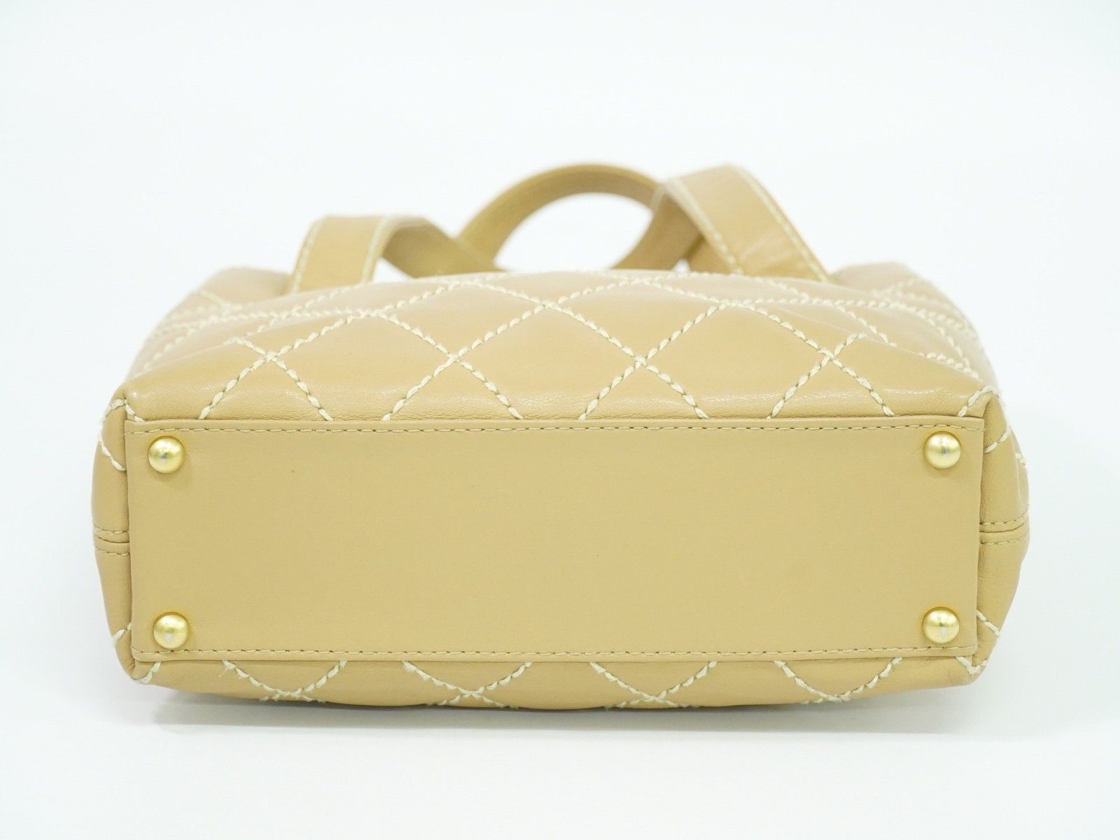 Chanel Chanel Surpique Tote Quilted Leather Size ONE SIZE - 12 Thumbnail